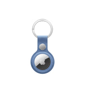 Porta‑chaves em tecido FineWoven para AirTag – Azul silvestre