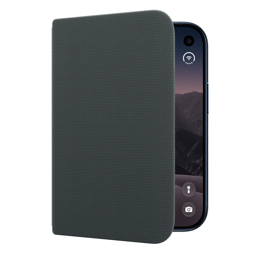 Folio para iPhone Duo com suporte - Azul Navy