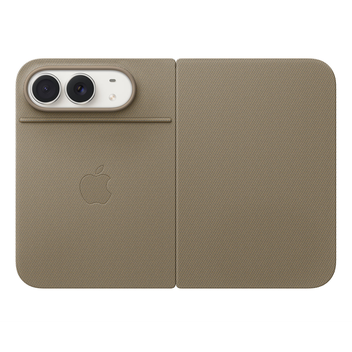Folio para iPhone Duo com suporte - Castanho‑toupeira