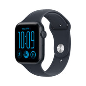 Apple Watch SE 3 GPS + Cellular, caixa em alumínio meia‑noite de 44 mm com Bracelete desportiva azul Navy - M/L