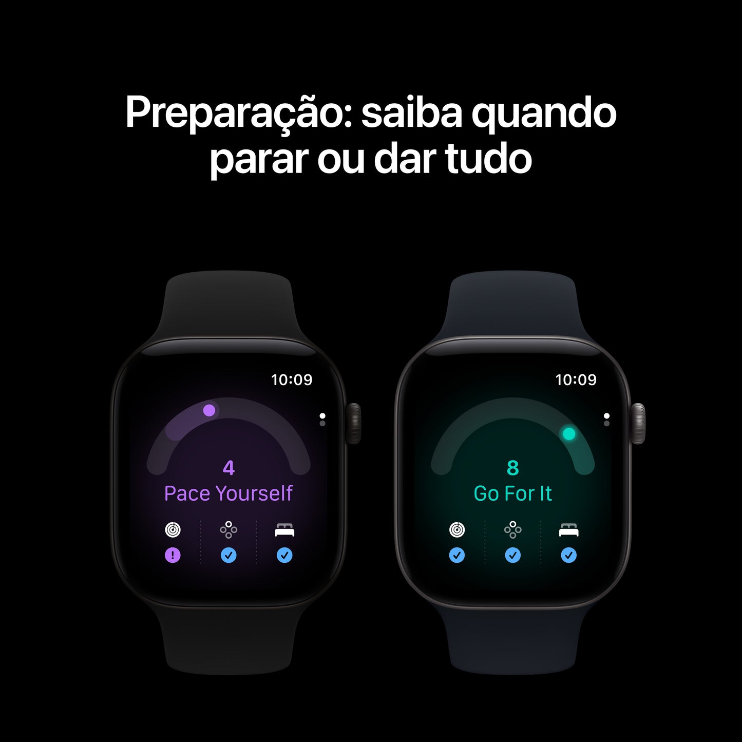 Apple Watch Series 12 GPS + Cellular, caixa em alumínio bronze escuro de 42 mm com Bracelete milanesa bronze escuro