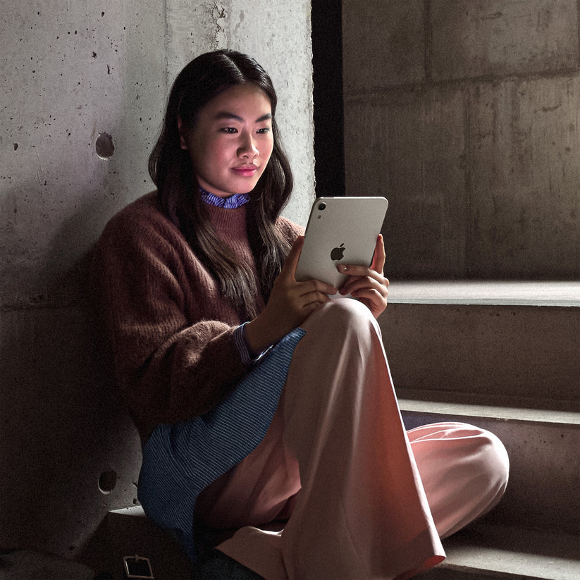 iPad mini Wi-Fi + Cellular 256 GB Vidro de nanotextura - Meia-noite (A20 Pro)