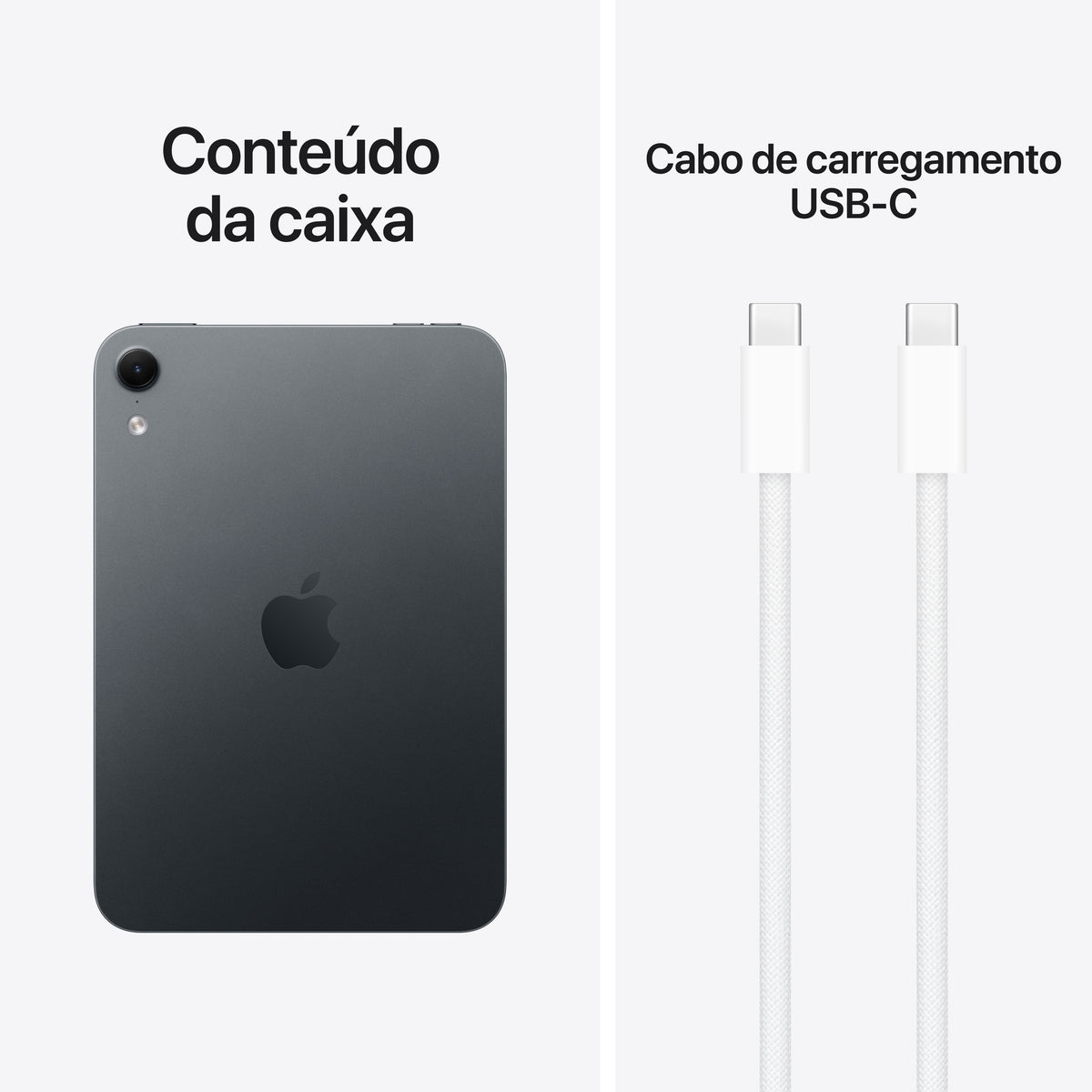 iPad mini Wi-Fi 256 GB Vidro de nanotextura - Meia-noite (A20 Pro)