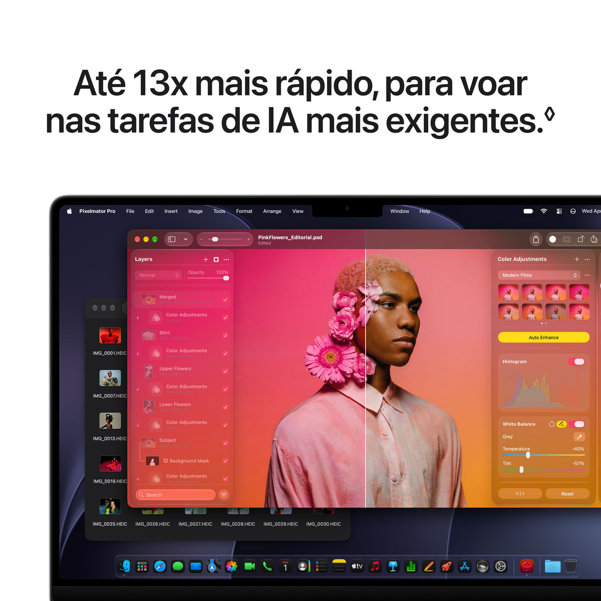 MacBook Pro de 14 polegadas: Processador M6 da Apple com CPU 12‑Core e GPU 12‑Core, 1 TB SSD - Preto sideral
