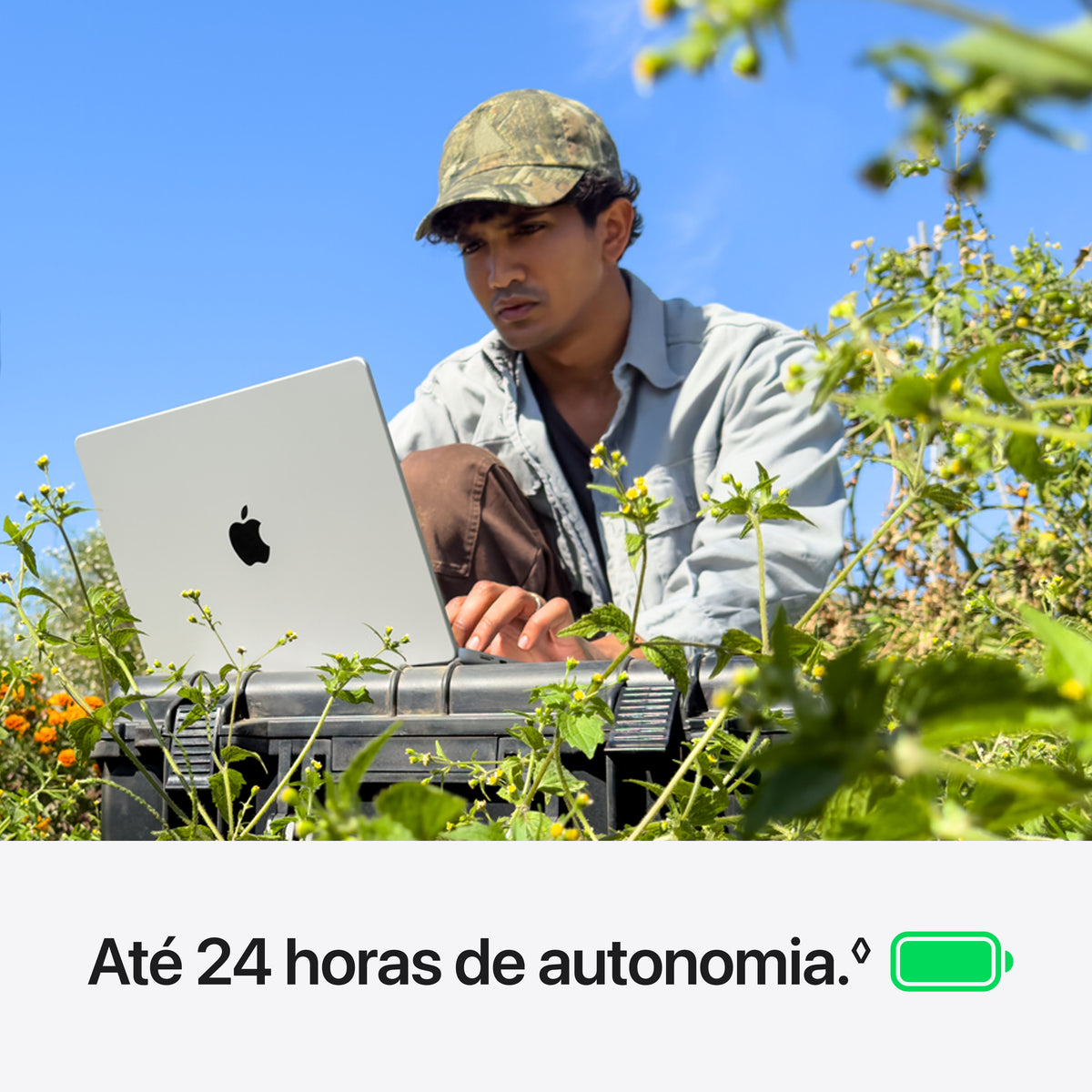 MacBook Pro de 14 polegadas: Processador M6 da Apple com CPU 12‑Core e GPU 12‑Core, 1 TB SSD - Preto sideral