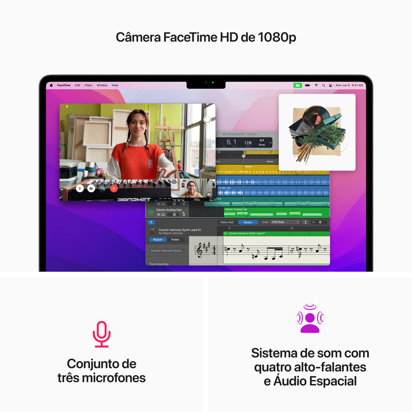 MacBook Air 13 M2 512 GB - Prateado - Usado