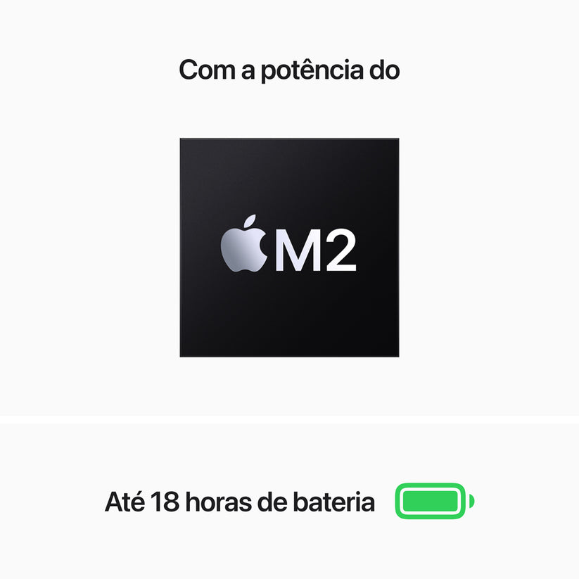 MacBook Air 13 M2 512 GB - Prateado - Usado