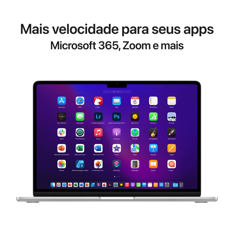 MacBook Air 13 M2 512 GB - Prateado - Usado