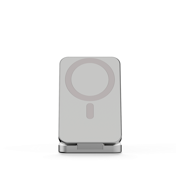 Powerbank sem fios magnético LINQ - 3 em 1 com suporte, 8000 mAh