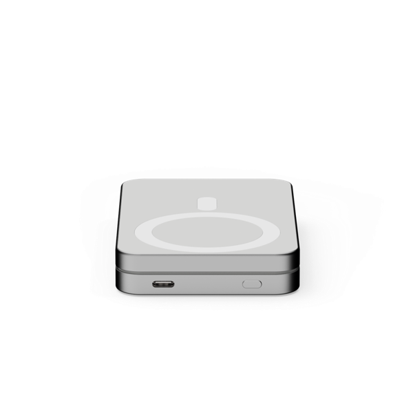 Powerbank sem fios magnético LINQ - 3 em 1 com suporte, 8000 mAh