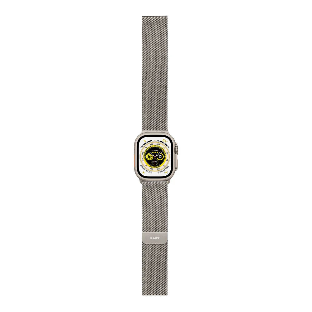Bracelete para Apple Watch Ultra Loop 49mm Stainless Stell Titanium - Prateado