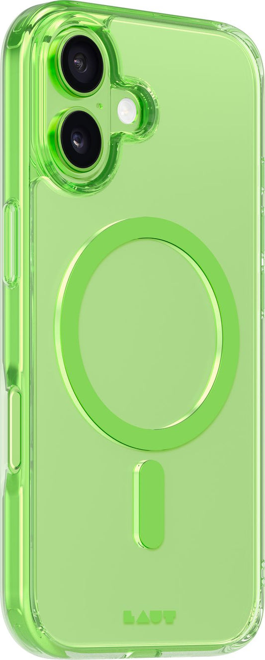 Capa iPhone 17 Crystal Fluro Laut - Verde  claro