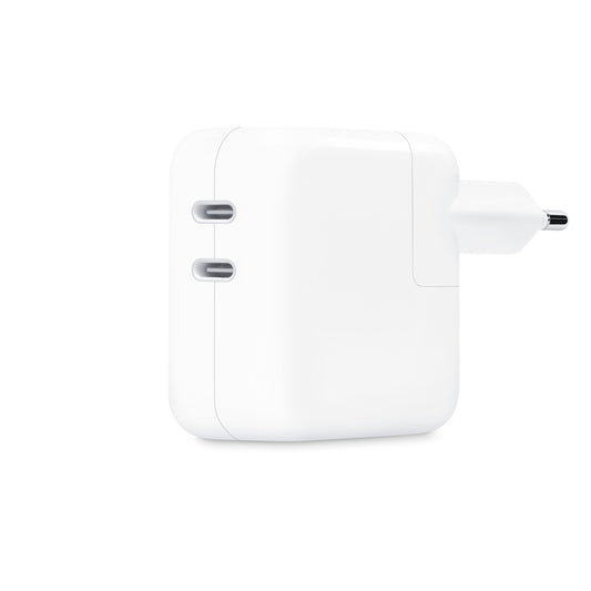 Adaptador de corrente com porta USB‑C dupla de 35 W