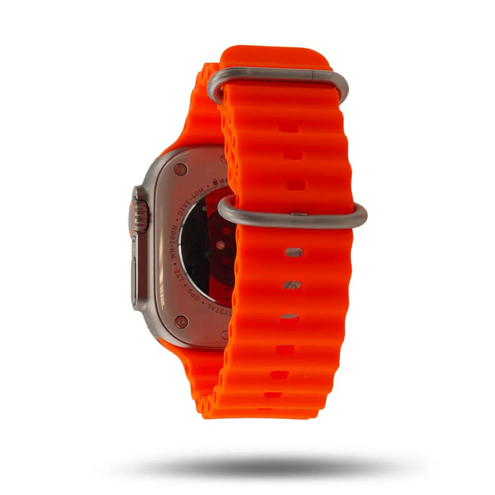 Bracelete Ocean para Apple Watch de 45 a 49mm - Laranja