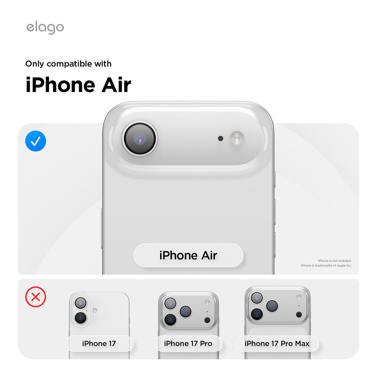 Capa para iPhone Air Hybrid Case - Transparente