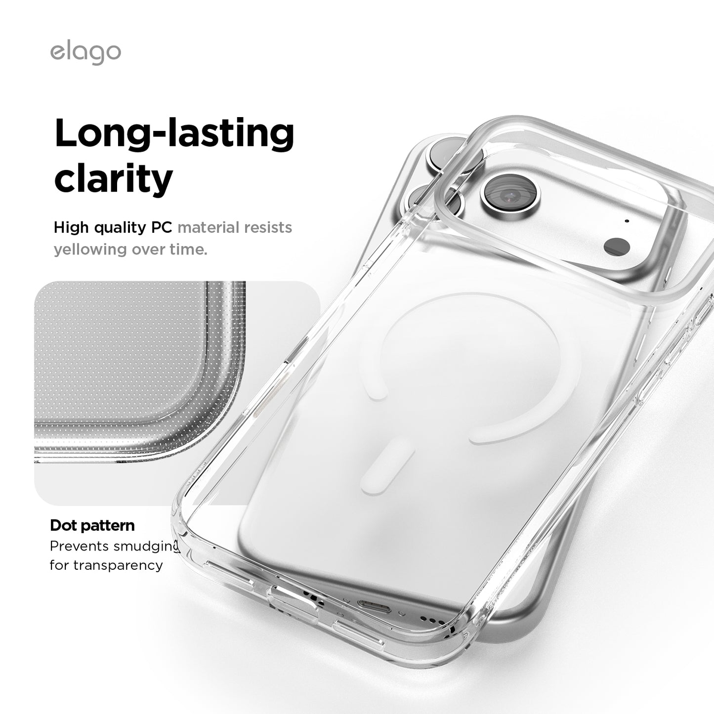 Capa para iPhone 17 Pro Max Hybrid Case - Transparente