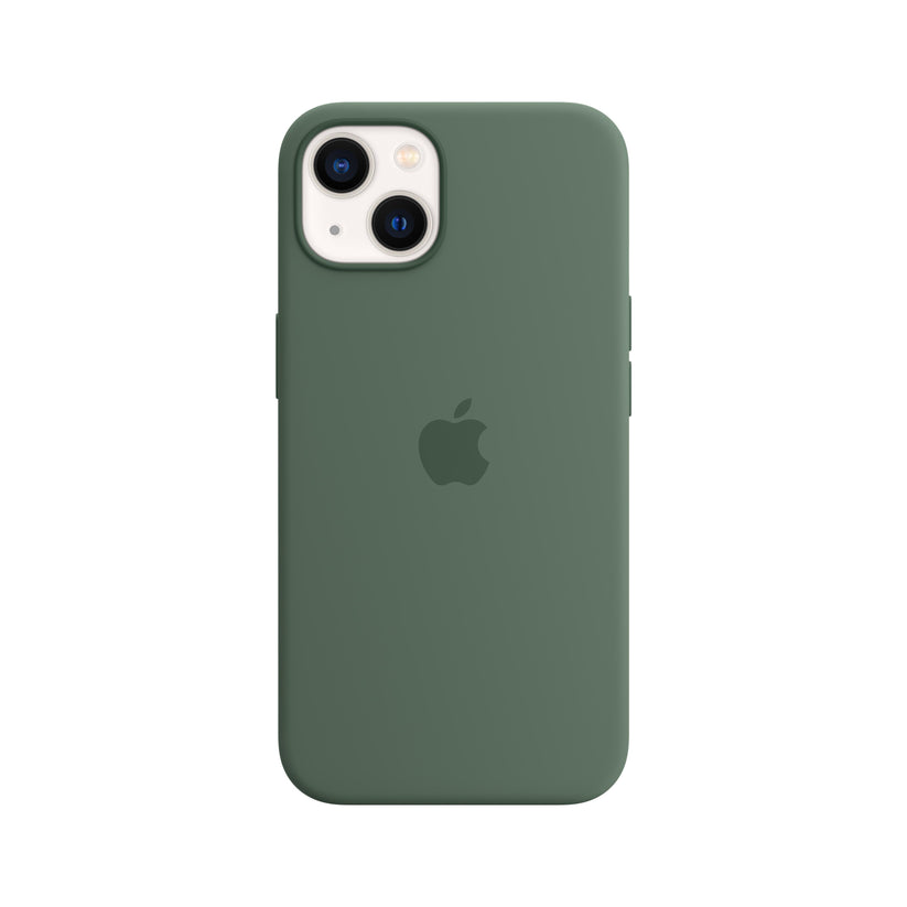 Capa em silicone com MagSafe para iPhone 13 - Eucalipto