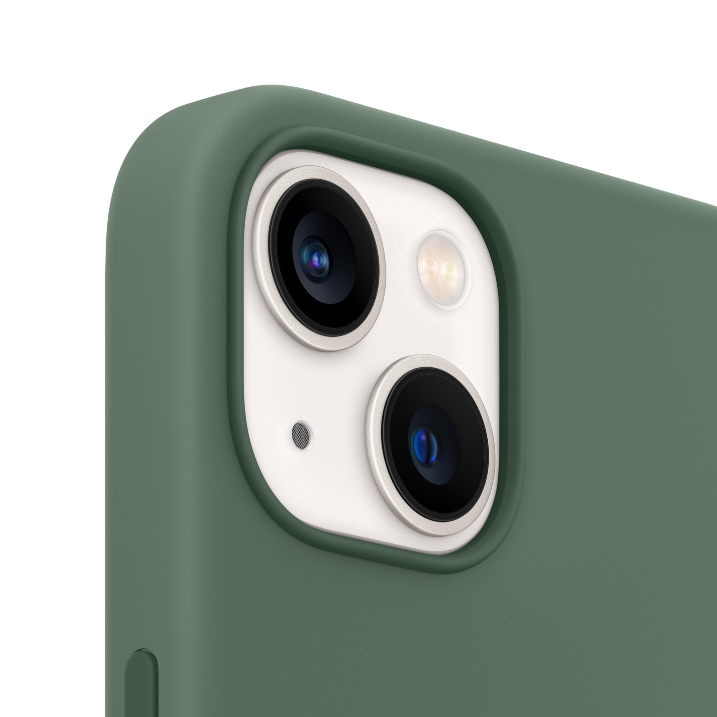 Capa em silicone com MagSafe para iPhone 13 - Eucalipto