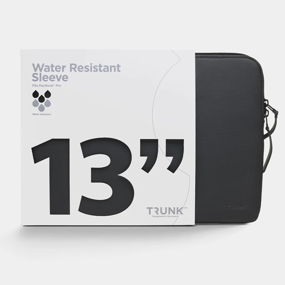 Sleeve para MacBook Pro 13 e Air (até 2022) resistente a água - Preto