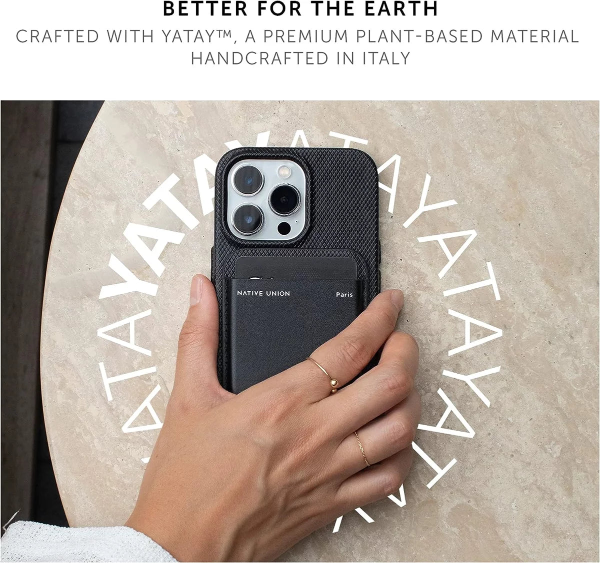 Bolsa magnética MagSafe para cartões - Preto