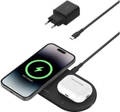 Carregador 3 em 1 BOOST CHARGE™ PRO Qi2 15w - Preto