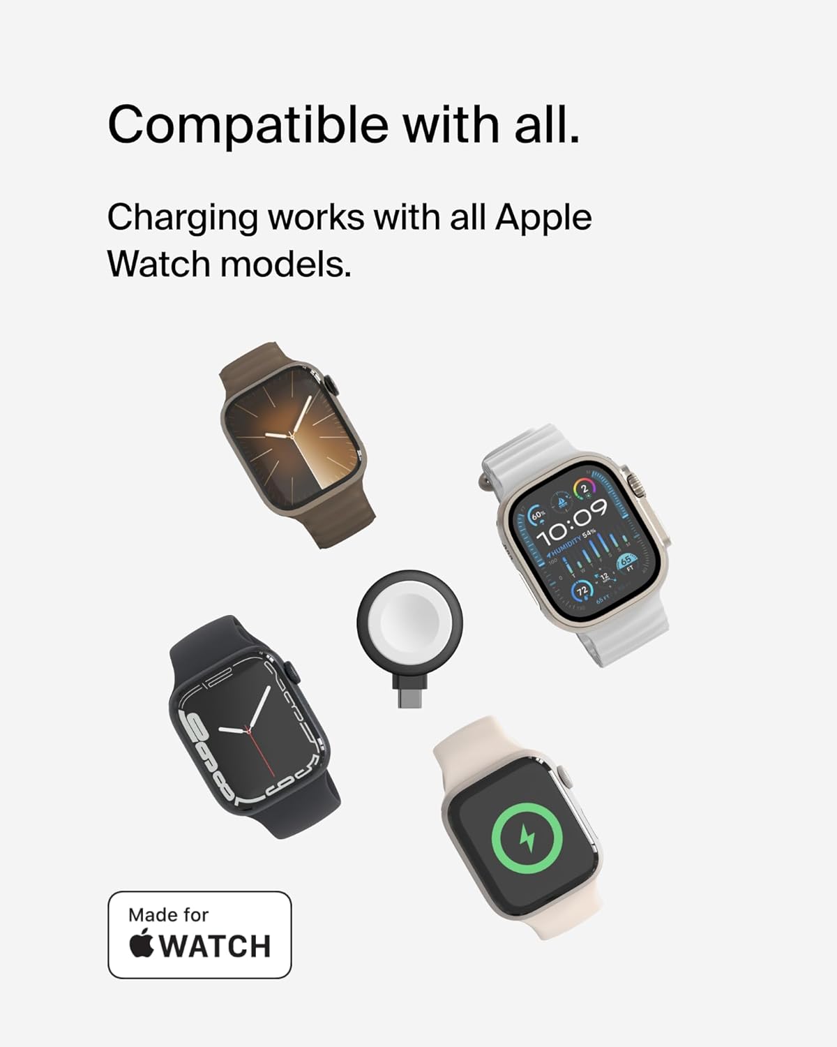 Carregador de Apple Watch Dongle - Preto