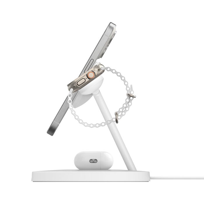 Carregador Sem Fios Belkin WIZ032 com Carregamento Magnético 3 em 1 – Até 15W