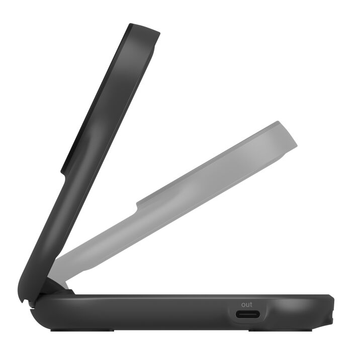 Base de carregamento Belkin UltraCharge  25w Qi2, 2 em 1, USB-C - Preto