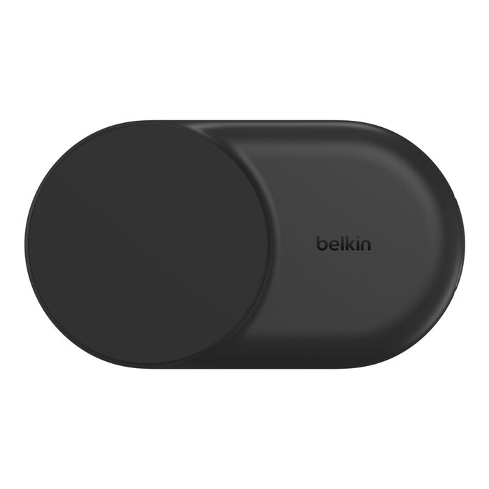Base de carregamento Belkin UltraCharge  25w Qi2, 2 em 1, USB-C - Preto