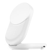 Base de carregamento Belkin UltraCharge  25w Qi2, 2 em 1, USB-C - Branco
