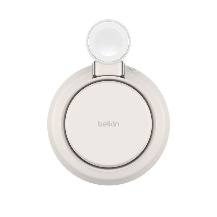 Base de carregamento Belkin UltraCharge Pro 25w Qi2 3in1 MGS - Areia