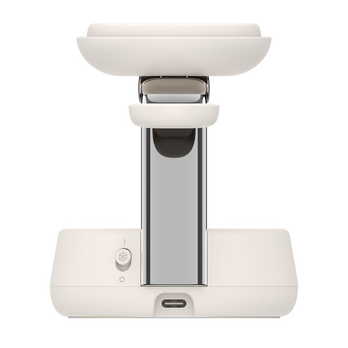 Base de carregamento Belkin UltraCharge Pro 25w Qi2 3in1 MGS - Areia