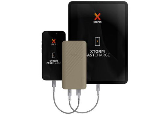 Powerbank Xtorm Go2+ 20.000mAh 15W - Cinza