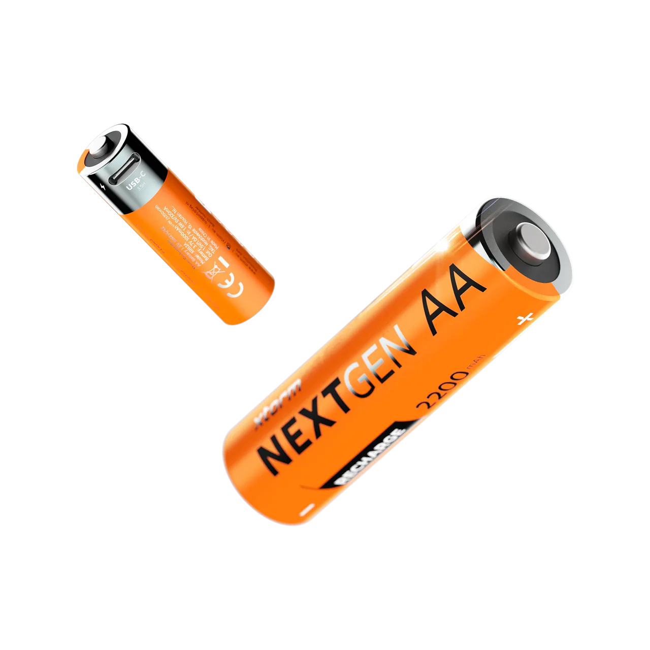 Pilhas Recarregáveis USB-C AA (Pack de 4)