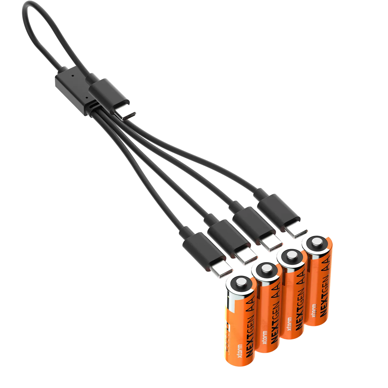 Pilhas Recarregáveis USB-C AA (Pack de 4)