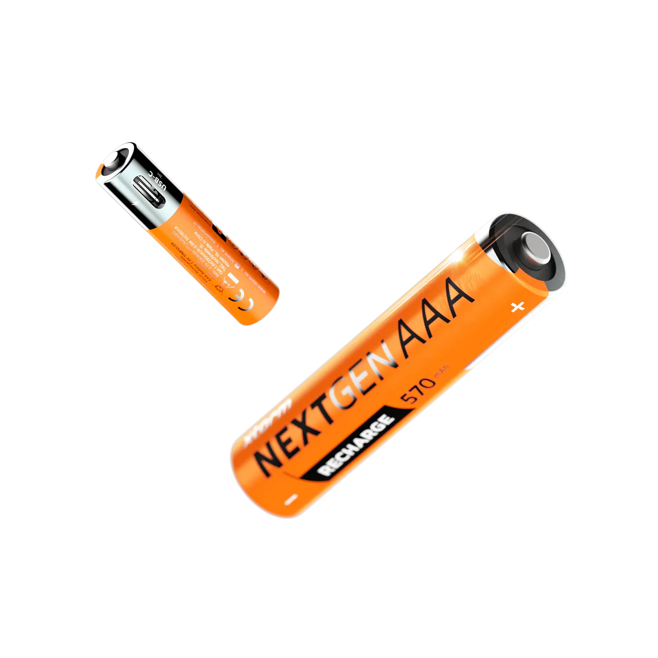 Pilhas Recarregáveis USB-C AAA (Pack de 4)