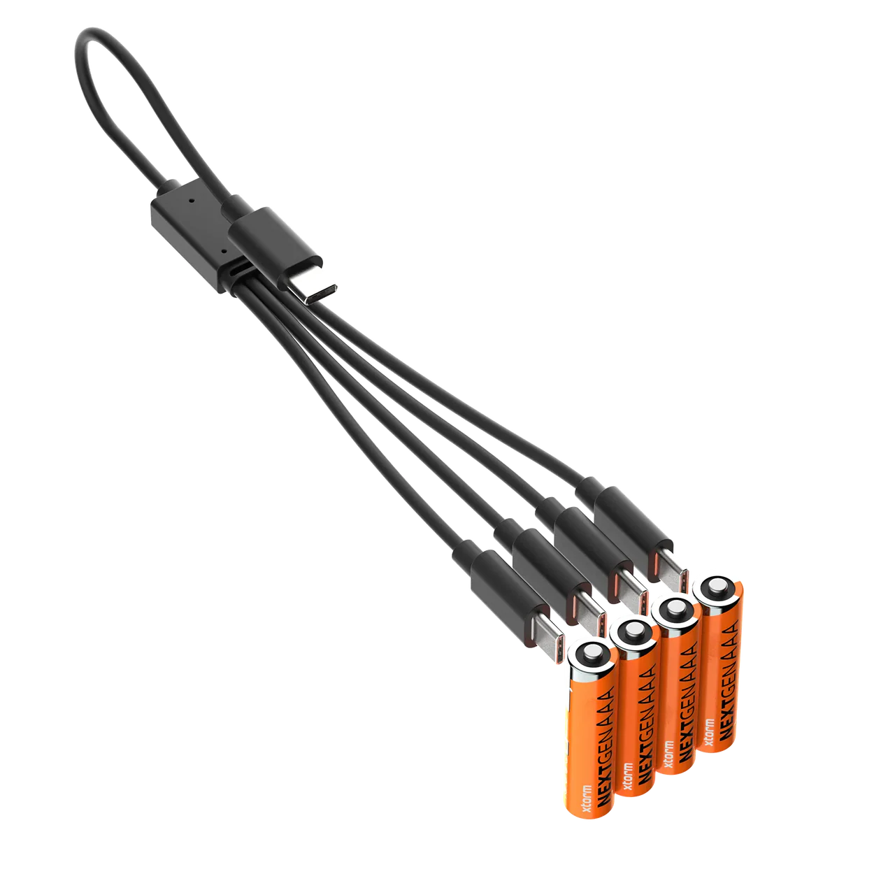 Pilhas Recarregáveis USB-C AAA (Pack de 4)