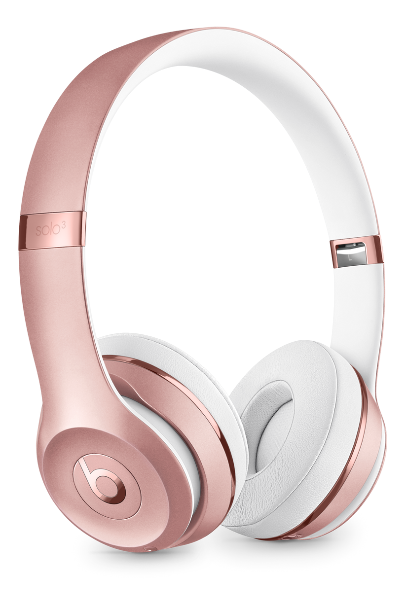 Auscultadores Beats Solo3 Wireless Icon Collection - Rosa Dourado