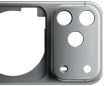 Vista traseira do iPhone 17 Pro, com estrutura unibody forjada em alumínio