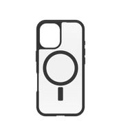 Capa para iPhone 16 Pro Otterbox React MagSafe - Black Crystal/Clear