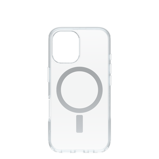Capa para iPhone 16 Pro Max Otterbox Symmetry MagSafe - Clear/Purple