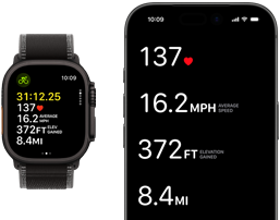 Métricas de treino em tempo real no Apple Watch Ultra 3 e no iPhone